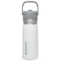 Stanley GO Iceflow Pipetli Paslanmaz Çelik Soğuk Su Termosu 0.65 LT 0,65 LT - Beyaz