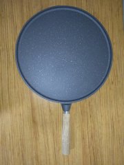 Biliz Granit Döküm Gözleme Bazlama Tavası 36 cm (Tüm Ocaklar İçin)