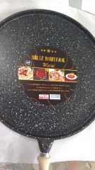 Biliz Granit Döküm Gözleme Bazlama Tavası 36 cm (Tüm Ocaklar İçin)