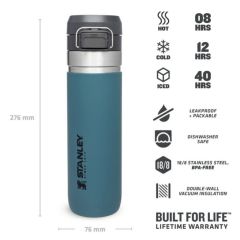 Stanley GO Quick Flip Paslanmaz Çelik Termos 0.70 LT 0,70 LT - Petrol