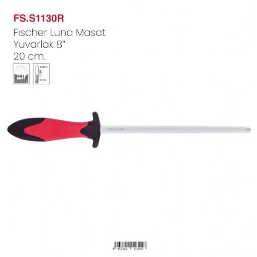 Fischer Bargoin Yuvarlak Luna Masat 20 cm Renkli Sap (Fransız) S1130R