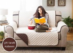 BUFFER® İki Kişilik Çift Taraflı Koltuk Kanepe Örtüsü Kılıfı