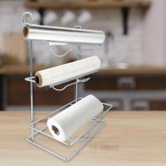 BUFFER® Asılabilir 3 Katlı Folyo Strech Film Kağıt Havlu Kesici Stand