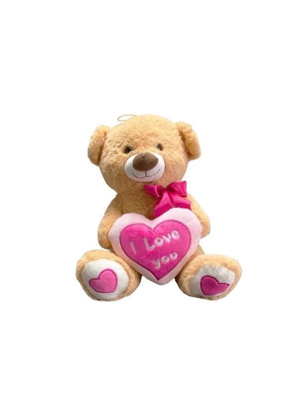 35 CM KALP TUTAN AYI PELUŞ HALEY