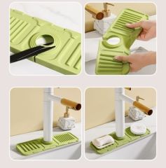 Mutfak Banyo Lavabo Kenarı Silikon Mat Gri