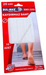 Bulmax 19mm*20cm Banyo Kaydırmaz 10lu Bmx-3259 (1 Adet Gönderilir)