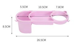 Banyo Organizer Raf ve Fön Makinası Askısı