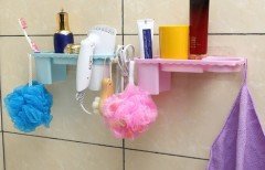 Banyo Organizer Raf ve Fön Makinası Askısı
