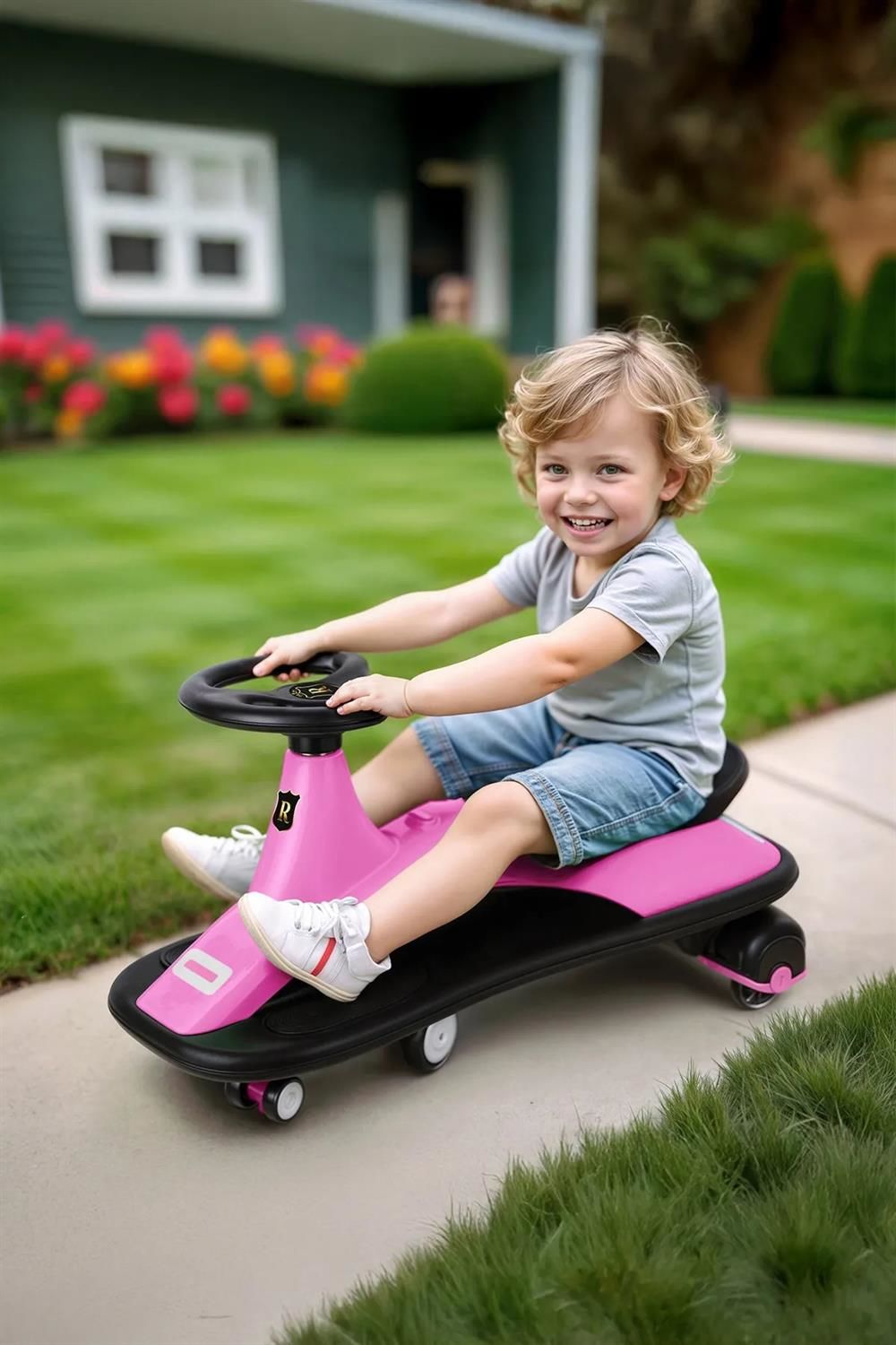 PEMBE ROYAL SWİNG CAR