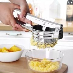 Patates Ezici Büyük Hazneli Püre Ezeceği Full Krom Metal 26,5 cm