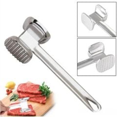 Çift Taraflı  Biftek Et Döveceği Tırtıklı ve Düz Çekiç Tipi 24 cm Alüminyum