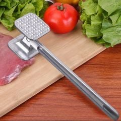 Çift Taraflı  Biftek Et Döveceği Tırtıklı ve Düz Çekiç Tipi 24 cm Alüminyum