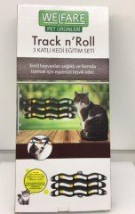 3 Kanallı Vantuzlu Kedi Oyun Tüneli