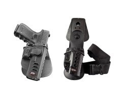 Fobus GLCH-RT Glock 17 19 Mandallı Kılıfı + Bacak Aparatı 2li Set (Tabanca Hariçtir)