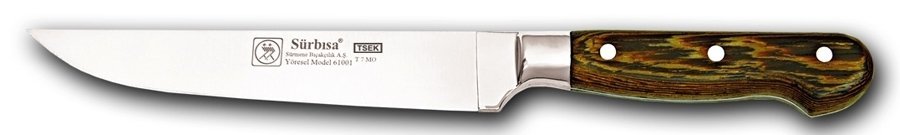 Sürbisa 61001-y.m Yöresel Mutfak Bıçağı Ahşap Sap 17,5 cm