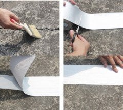2m x 10cm Çamur Bant Alüminyum İzolasyon Tamir Çatlak Bantı