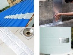 2m x 10cm Çamur Bant Alüminyum İzolasyon Tamir Çatlak Bantı