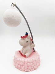 BUFFER® Işık Altında Renk Değiştiren Pembe Unicorn Dekoratif Gece Lambası