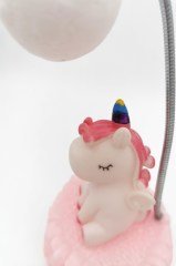 BUFFER® Işık Altında Renk Değiştiren Pembe Unicorn Dekoratif Gece Lambası