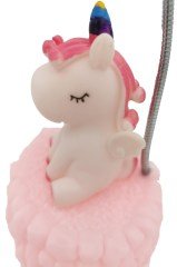 BUFFER® Işık Altında Renk Değiştiren Pembe Unicorn Dekoratif Gece Lambası