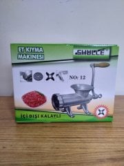 Shulle 12 Numara Kıyma Makinesi Ev Tipi Et Çekme Makinası (Kollu Çevirmeli)