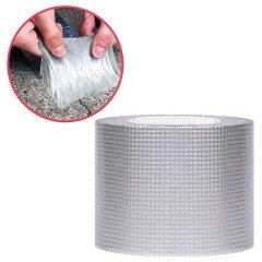 BUFFER® 2 Mt Yüksek Sıcaklık Dayanan Su Geçirmez Çatı  Duvar Çatlak Onarıcı Yapışkan Bant Folyo 10 Cm
