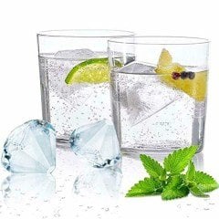 BUFFER® 18 Bölmeli Elmas Şeklinde Dekoratif Şekilli Pratik Buz Kalıbı