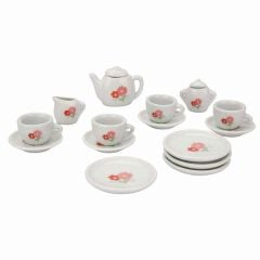 Porselen Çay Takımı 17 Parça 1 adet