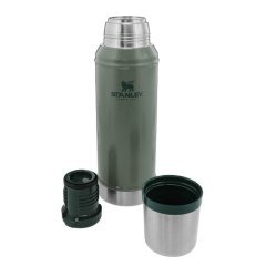 Stanley 0.75 L Classic Legendary Bottle Hammertone Green - Yeşil