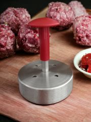 Hamburger Presi Köfte Basma Kalıbı 12 Cm (100-130 Gr) Paslanmaz Metal