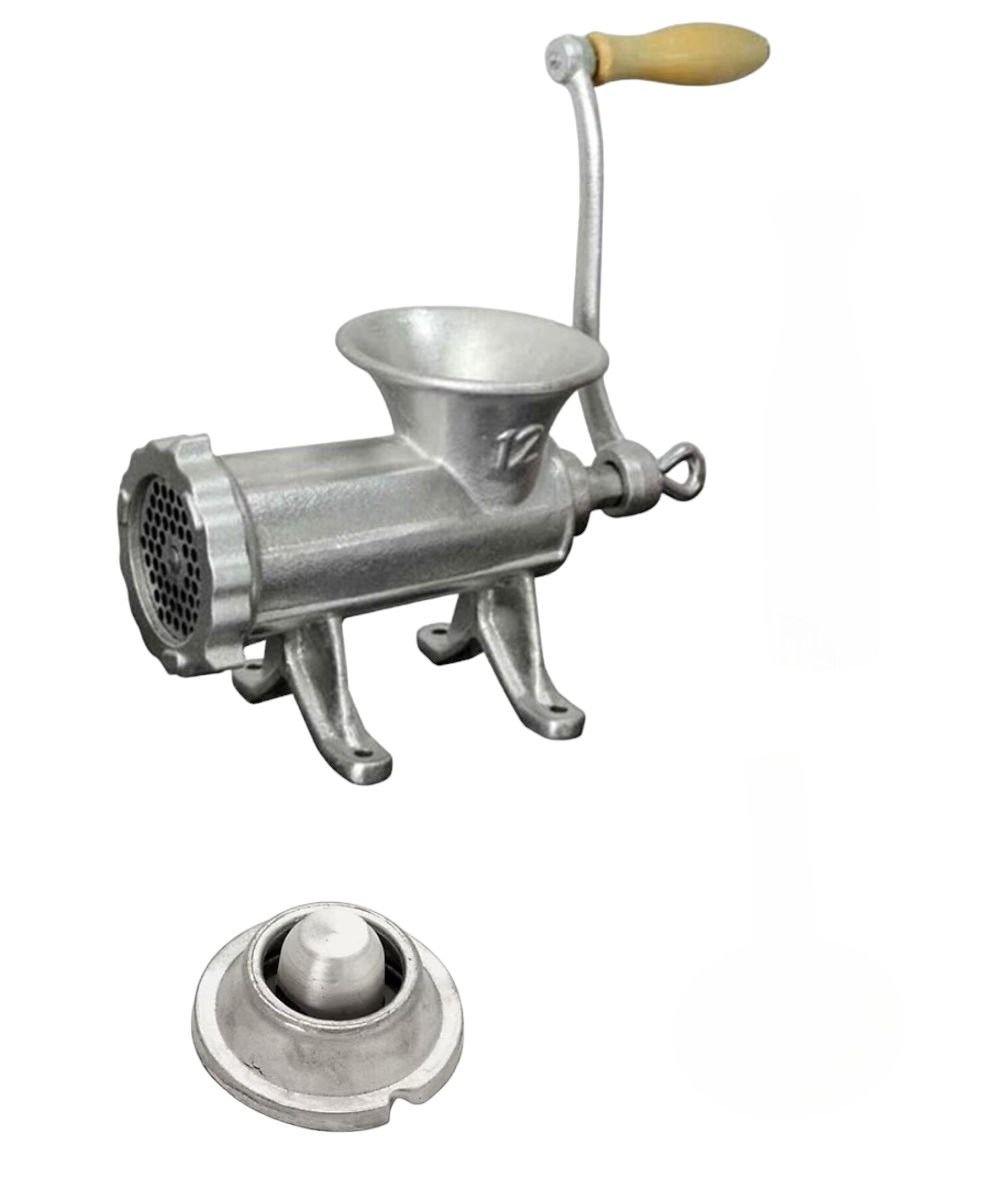 Ev Tipi Kollu 12 Numara Kıyma Makinesi Döküm İçli Köfte Sucuk Yapar Makine+İçli Köfte A.