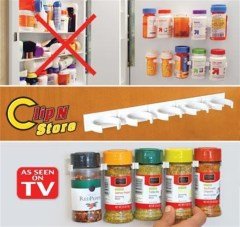 BUFFER® Yapışkanlı Plastik Şişe ve Kavanoz Tutucu Organizer Düzenleyici