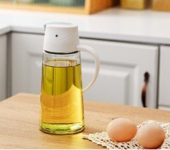 630 ml Otomatik Kapaklı Yağdanlık Cam Şişe