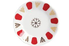 Porland Kirmizi Yaldiz Çay Tabağı 12 cm