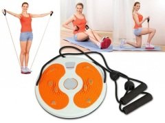 Bel İnceltici Spor Aleti Waist Twisting Disc (İpli)