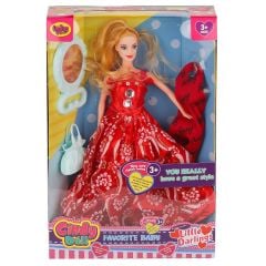 02280 Anlily Aynalı Çantalı Elbiseli Bebek -Oydaş Oyuncak