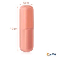 BUFFER® Seyahat Tipi Plastik Diş Fırçası Gözlük Kalem Fırça Erzak Saklama Kabı Düzenleme Kalemlik