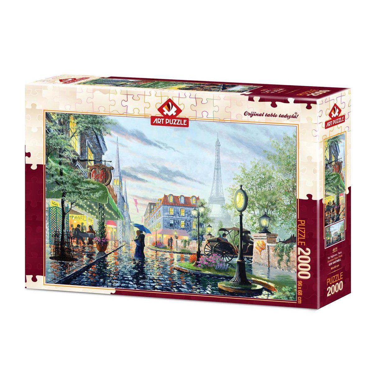 4574 Art Puzzle Yaz Yağmuru, Paris 2000 parça Puzzle / +15 yaş