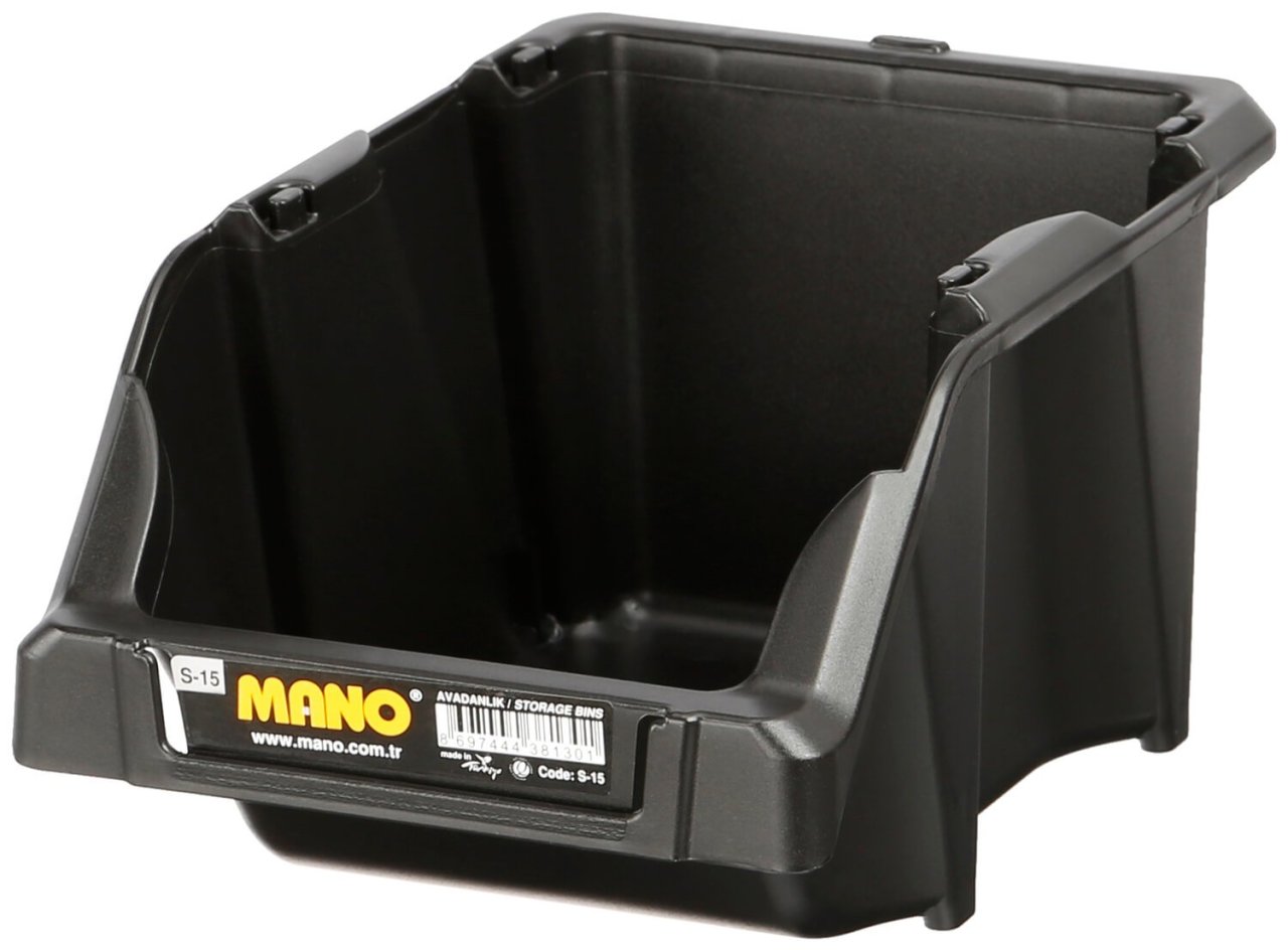 Mano Siyah Avadanlık S-15 125mm x 195mm x 90mm (60'lı Paket Halinde Satılır)