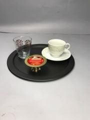 Ayaklı Lokumluk, Gold Makaronluk, Çay Ve Kahve Yanı Sunumluk, Metal Şekerlik