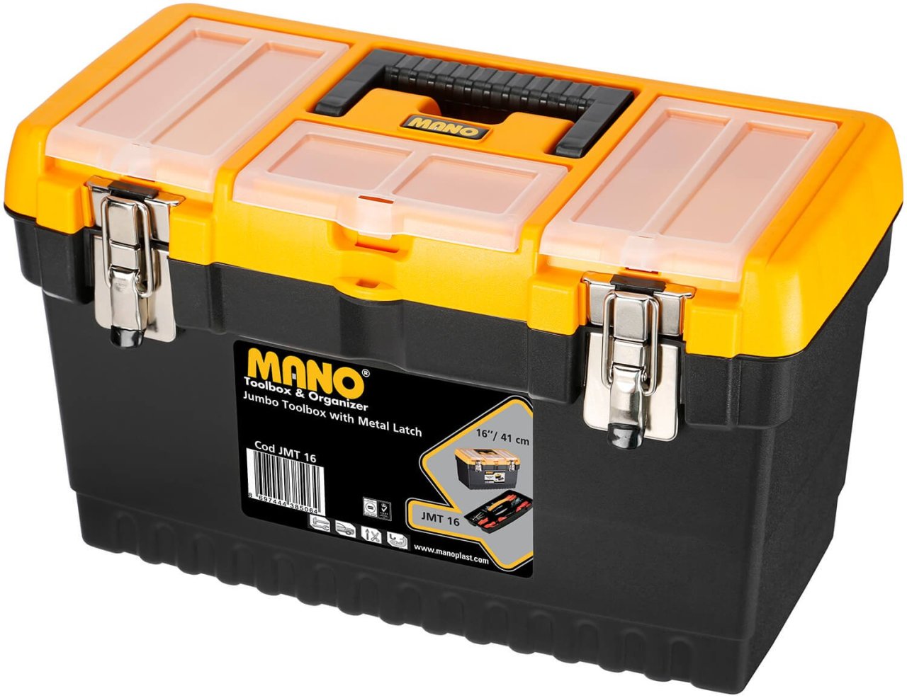 Mano Jumbo Metal Kilitli Takım Çantası JMT-16''