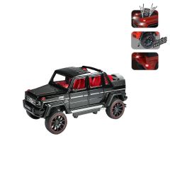 HCL-902 Çek Bırak 1:22 Sesli ve Işıklı Metal Jeep -Vardem