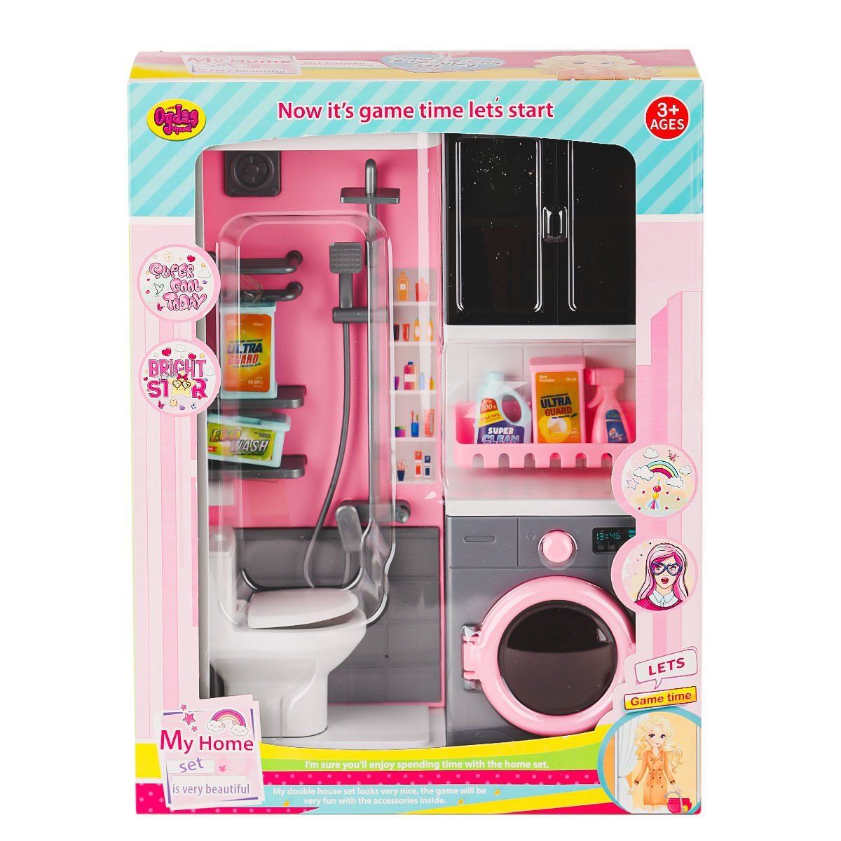 02384 Çamaşır Makinesi ve Banyo Oyun Seti -Oydaş Oyuncak