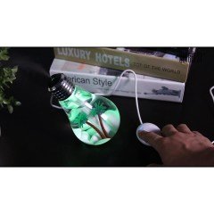 BUFFER® Night Light Bulb Humidifier Mini Ampul Nemlendirici Usb Girişli