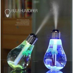 BUFFER® Night Light Bulb Humidifier Mini Ampul Nemlendirici Usb Girişli