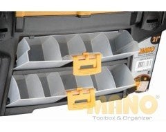 Mano Taşınabilir Organizerli Çekmeceli Takım Çantası RLO-21   534mm x 291mm x 280mm