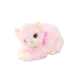 Miyavlayan Sesli Kedi Peluş Oyuncak 25 cm 1 adet