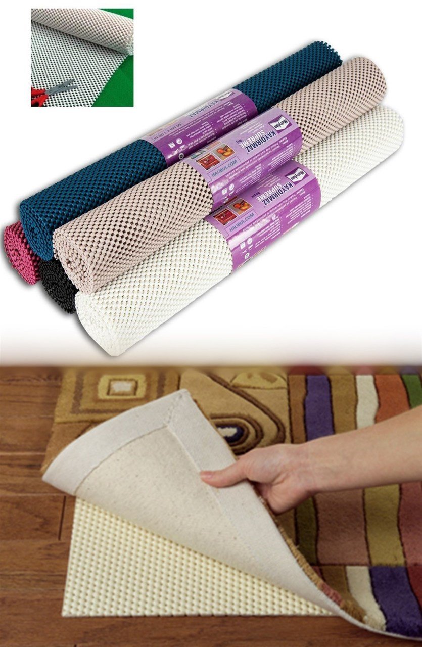 BUFFER® Çok Amaçlı Kaydırmaz Rulo 60x90 cm (Halı,Tezgahüstü,Torpido Rulosu)