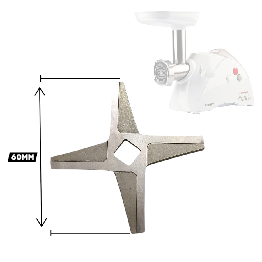 Arnica Promeat Grande W2000 W1800 Yedek Parça Bıçak, Et Kıyma Makinesi Bıçağı (60 mm)