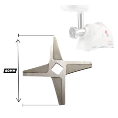 Arnica Promeat Grande W2000 W1800 Yedek Parça Bıçak, Et Kıyma Makinesi Bıçağı (60 mm)